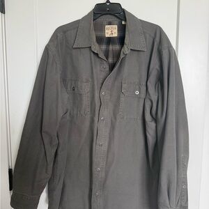 RedHead Men's Lightweight Shirt Jacket in Gray
